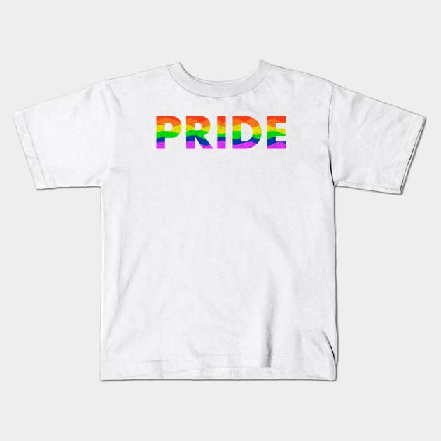 Equality Pride Kids T-Shirt by Summerdsgn